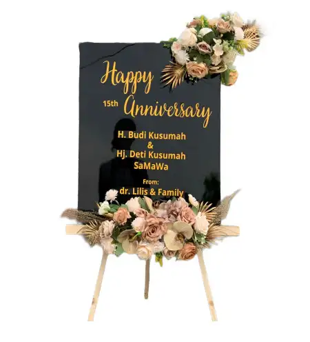 Papan Bunga Akrilik Muara Belida